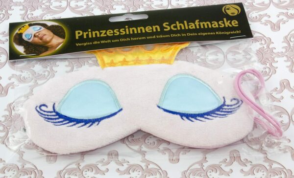 Prinzessinnen Schlafmaske (pink), Vergiss die Welt um Dich herum und träum Dich in Dein eigenes Königreich - Qualität von GoBeLi® – Bild 2