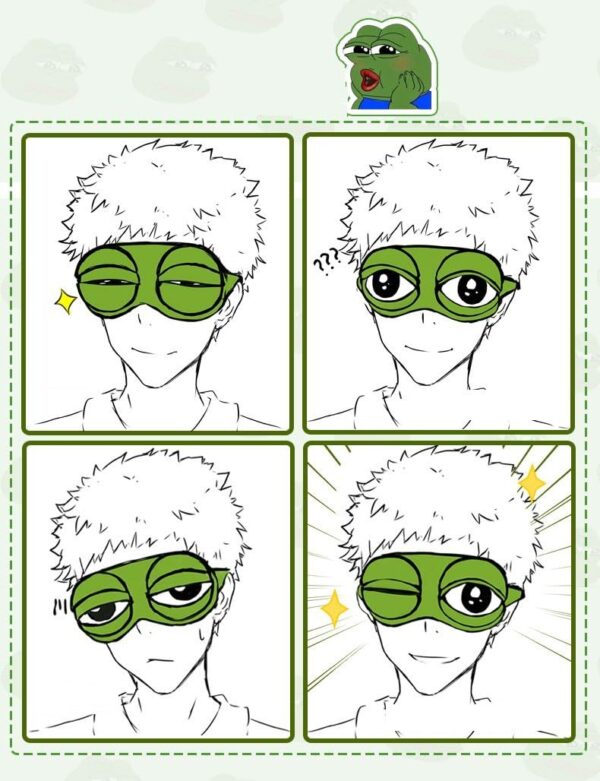 Apanphy® Augenmaske, Flusen Karikatur Frosch Schlafen Lustige Neuheit Augen Abdeckung Eyeshade Reise Maske (Grün) – Bild 3