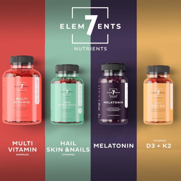 Melatonin Gummies zuckerfrei vegan mit Baldrian, Kamille, Lavendel & Passionsblume | Melatoningummies hochdosiert Schlaf Einschlafen Vitamingums Fruchtgummi Frucht Gummi Gummibärchen Vitamingummi Gum – Bild 6