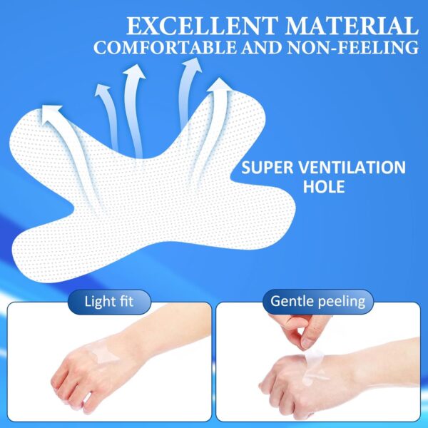 AKOFIC Mouth Tape for Sleeping, 60 Stück Mundpflaster Schlafen, Transparent X-Shape Mund Tape Schlaf, Bequem und Atmungsaktiv, Anti Schnarch Pflaster für Weniger Mundatmung, Schnarchen Verhindern – Bild 3
