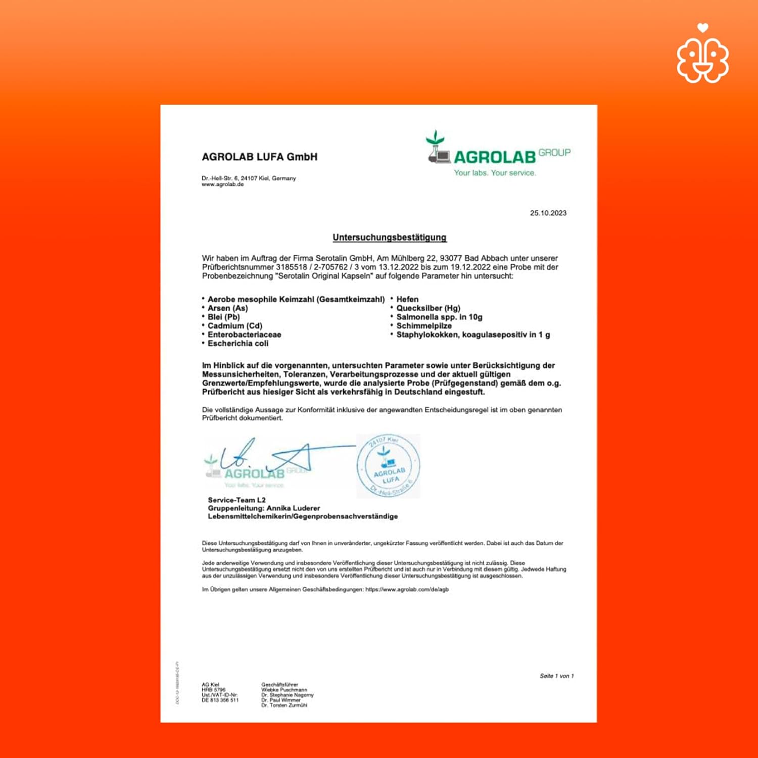 serotalin® ORIGINAL HAPPY ENERGY KAPSELN | +Griffonia +Vitamin D3 hochdosiert +B12 +B6 +Phenylalanin +Zink +Chrom +Koffein | 100% vegan & made in Germany | 2 Monate – Bild 6