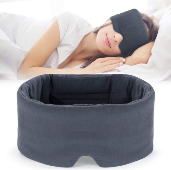Mavogel Schlafmaske – hautfreundliches Modalmaterial & lichtblockierende Schlafbrille für Zuhause/Flug/Schichtarbeit. 100% handgefertigt Augenmaske, volle Augenabdeckungen für Frauen / Herren – Bild 8