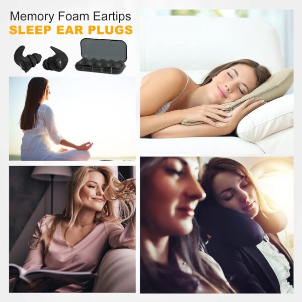 OhrstöPsel zum Schlafen, OhrenstöPsel für die Nacht, 12Pcs Earplugs for Sleeping – Bild 9