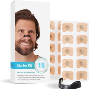 30 Stück Nasenpflaster, Nasenpflaster Schnarchen, Nasal Strips, Magnetischer Nasenstreifen, Anti Schnarch Pflaster, Atmungsaktives Nose Strips Lindern Eine Verstopfte Nase Effektive Anti Schnarchen