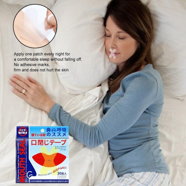Mengger Schnarchstopper, 480pcs Mouth Tape Anti Schnarch Mouth Tape for Sleeping Mundpflaster Schlafen Schnarchpflaster Mundpflaster Snoring Plasters Mundkleber Nachts Anti Schnarch Pflaster – Bild 6