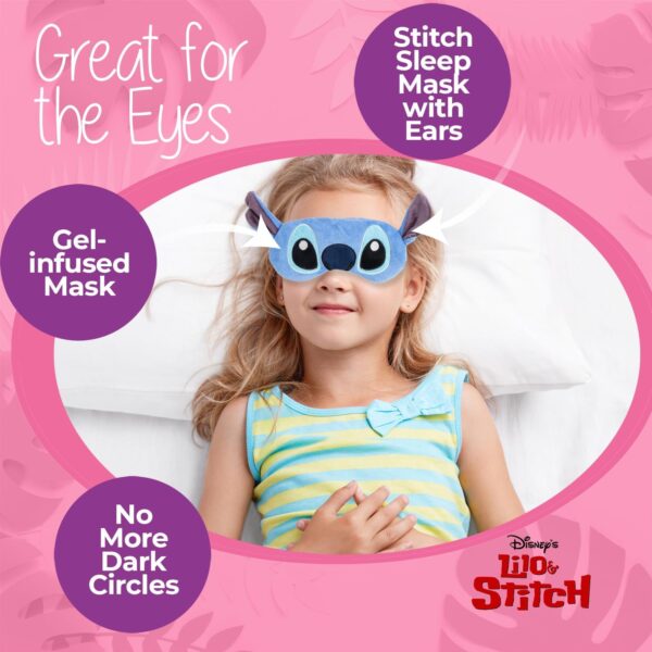 Stitch Maske & Gesichtsmaske – Stitch Schlafmaske & Beauty Accessoires – Stitch Sachen & Merchandise – Lilo und Stitch Geschenke Erwachsene – Geschenk für Damen – Stich Artikel & Accessoires – Bild 6