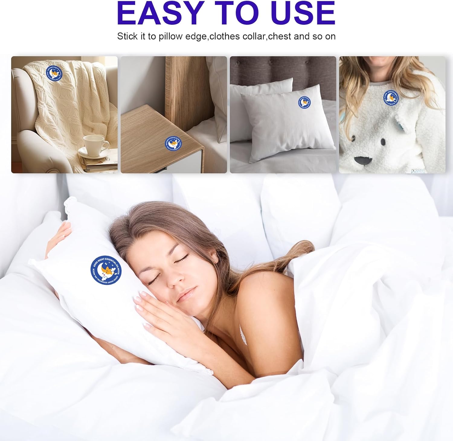 Sleep patches, tiefschlafpflaster für erwachsene,super patch,schnell wirkende Inhaltsstoffe, ganz natürliche schlafpflaster zum durchschlafen, 28er packung -lavendel – Bild 5
