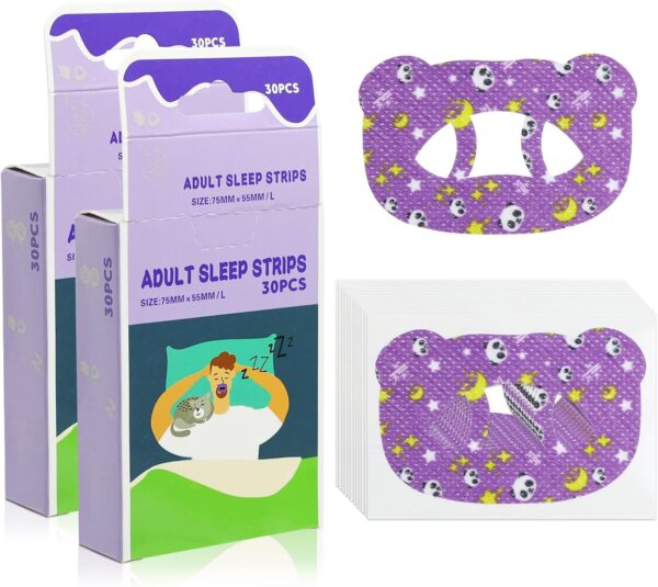 60 Stück Mundpflaster Schlafen Schnarchstopper Anti Schnarch Mouth Tape für Sleeping Schnarchpflaster Sleep Tape Gegen Schnarchen für Besser Atmen für Breathing Entwickelt Nasenatmungsgewohnheiten – Bild 7