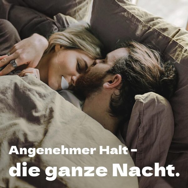 Mouth Tape for sleeping (30 Stück) - anti schnarch Sleep Tape - Innovatives Mund Tape in Lippenform - for Beard – Bild 7