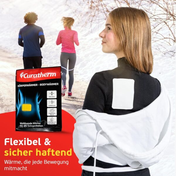 CURATHERM 10x Wärmepflaster Rücken Nacken und Schulter 12 Stunden angenehme Tiefenwärme Rückenwärmer Körperwärmer Bodywärmer selbsthafend luftaktiv – Bild 7