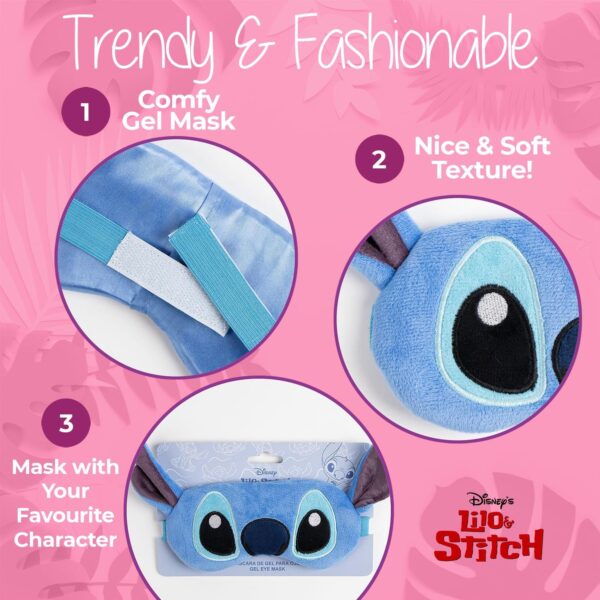 Stitch Maske & Gesichtsmaske – Stitch Schlafmaske & Beauty Accessoires – Stitch Sachen & Merchandise – Lilo und Stitch Geschenke Erwachsene – Geschenk für Damen – Stich Artikel & Accessoires – Bild 3