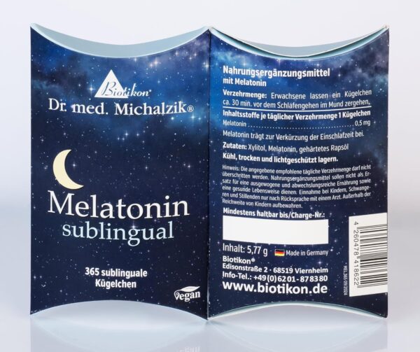 Melatonin sublingual nach Dr. med. Michalzik von BIOTIKON® – Bild 3