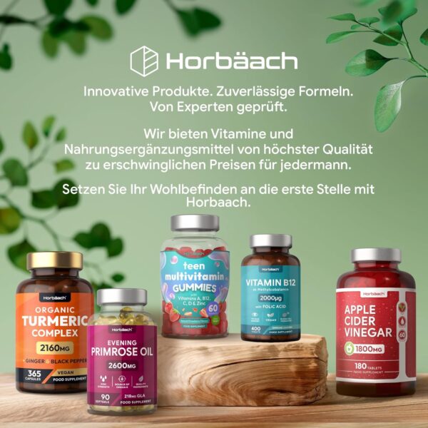 Melatonin Gummies mit Vitamin B6 | Hochdosiert Melatonin | 2 Monate Vorrat - 60 Gummibärchen | Horbaach – Bild 9