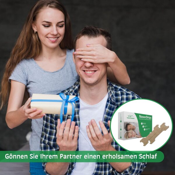 Perfekt-Schlafen24® 120 x Nasenpflaster gegen Schnarchen - 66x19mm - Anti Schnarch Nasenstrips - Besser schlafen ohne schnarchen & besser atmen für Sport - Snoring Nose Strips – Bild 5