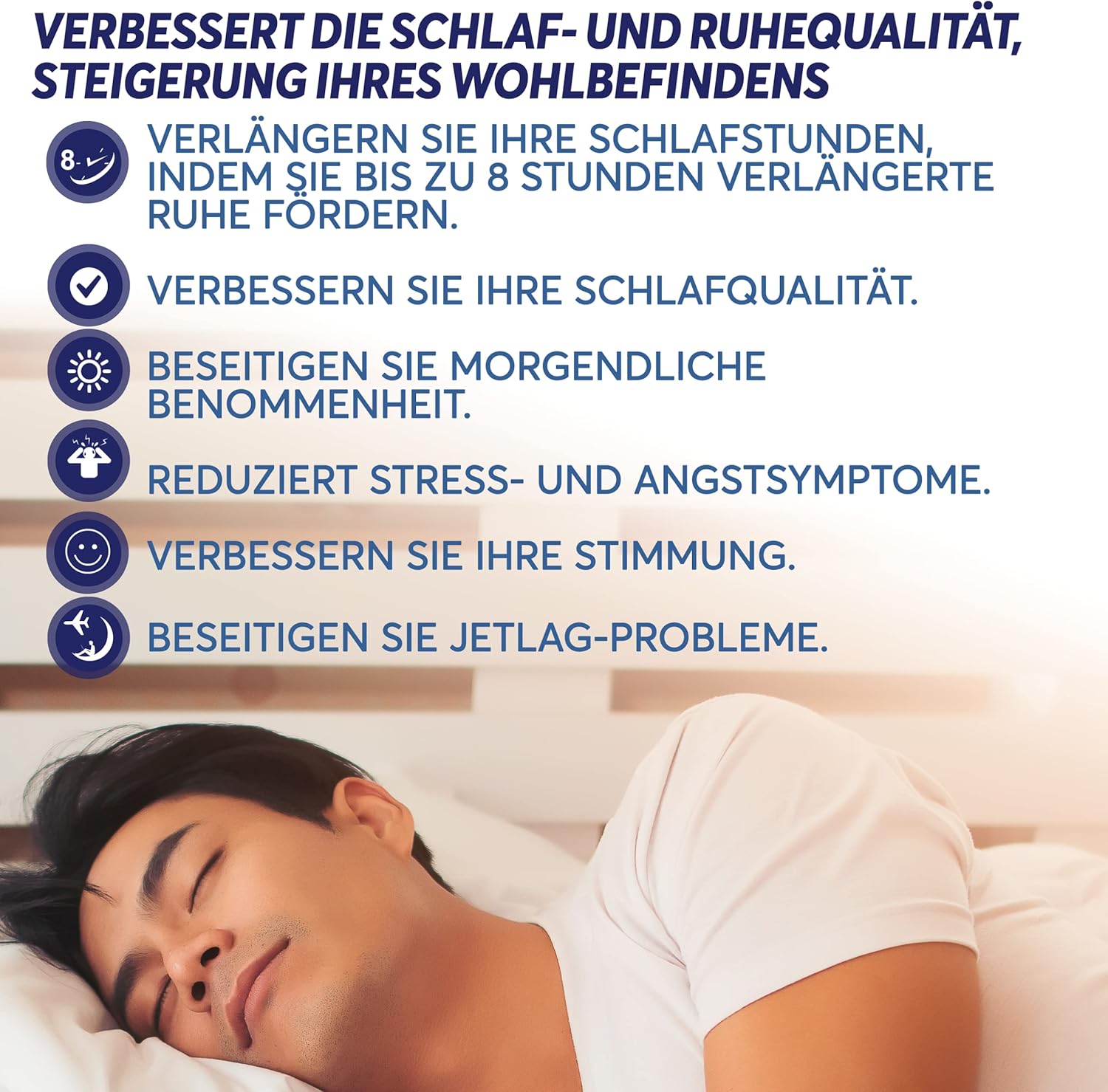 Healthy Fusion DormiPlus | 100% reines Melatonin + L-Theanin + Vitamin B6 | Fördert schnellen, tiefen & erholsamen Schlaf | Unterstützt 8 Stunden natürliche Regeneration | 90 Kapseln – Bild 3