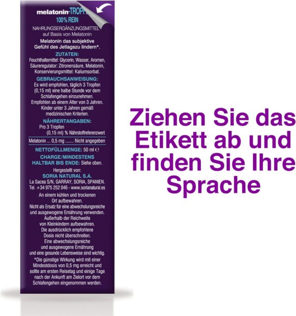 Melatonin Tropfen 330 Nächte - Melatonin Hochdosiert Um Besser zu Schlafen und Einen Tiefen, Erholsamen Schlaf zu genießen - Spray und Tabletten Alternative - 50ml – Bild 6