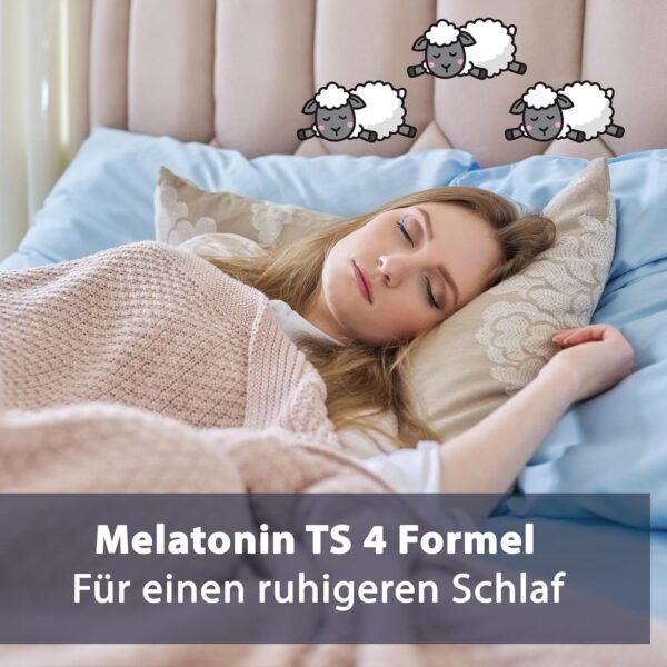 Natur Total 120 Melatonin TS 4 Formel Einschlafhilfe mit schneller Freisetzung für erholsame Nächte – Bild 3