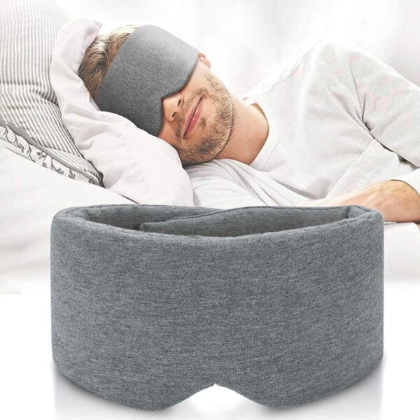 Handgefertigte Schlafmaske aus Baumwolle – neues Design, lichtblockierende Schlafmaske, weich und bequem, Augenform, Blinder, Augenform, Flugzeug, mit Tasche für Schlafen und Reisen, für Damen, Herren