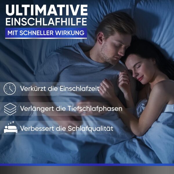 Melatonin Fruchtgummis - Einschlafhilfe | Optimal dosiert | XXL Packung 220-270 Stk. 500g | Schneller Einschlafen & Länger Durchschlafen | Made in Germany – Bild 2