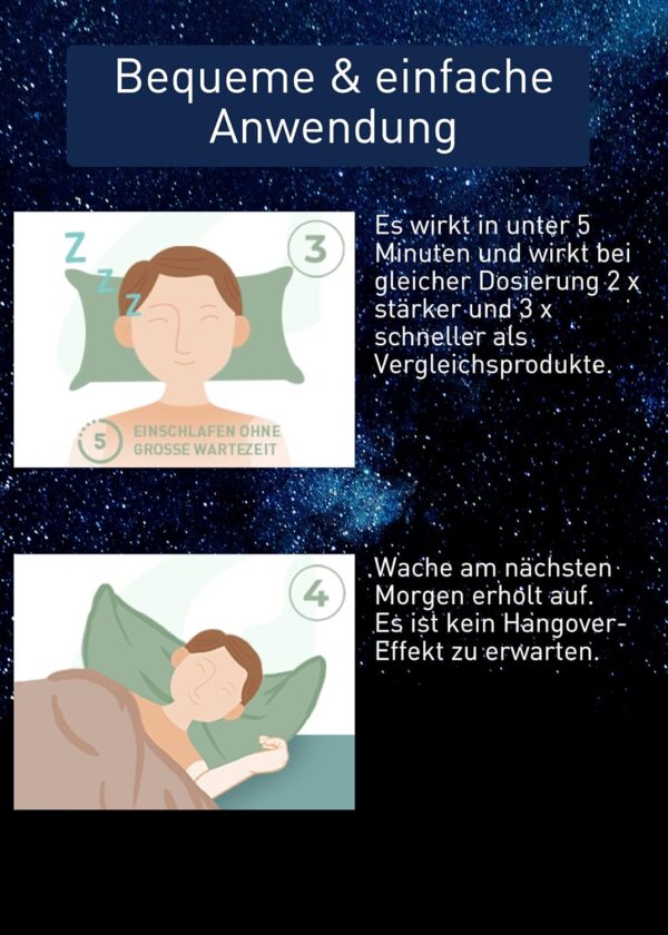 N1 Melatonin Schlaf Spray - Studie belegt: hilft dir 3x schneller als Standard Melatonin - 71 Tage Vorrat - Melatonin Einschlafspray mit Baldrian & Lavendel, 10 ml VirX – Bild 6