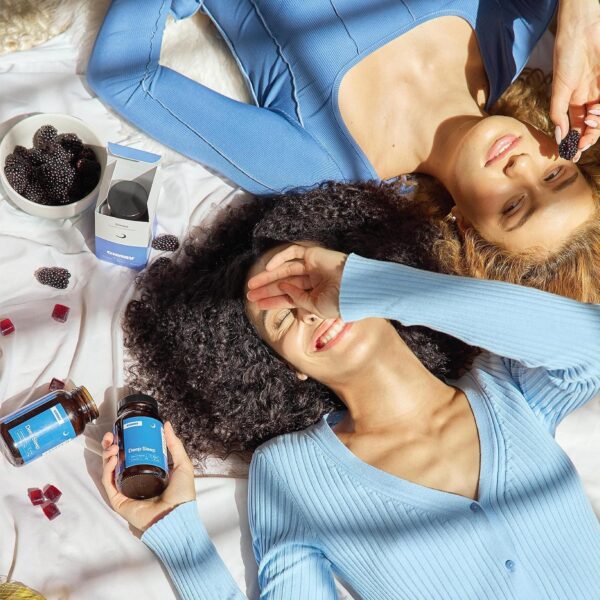 GIMMY Deep Sleep - Vitaminisierte Schlafgummis mit Mit Melatonin, L-Theanin, Baldrian, Vitamin b6, Kamille - um Ihren natürlichen Schlafzyklus zu unterstützen und besser zu schlafen… – Bild 6